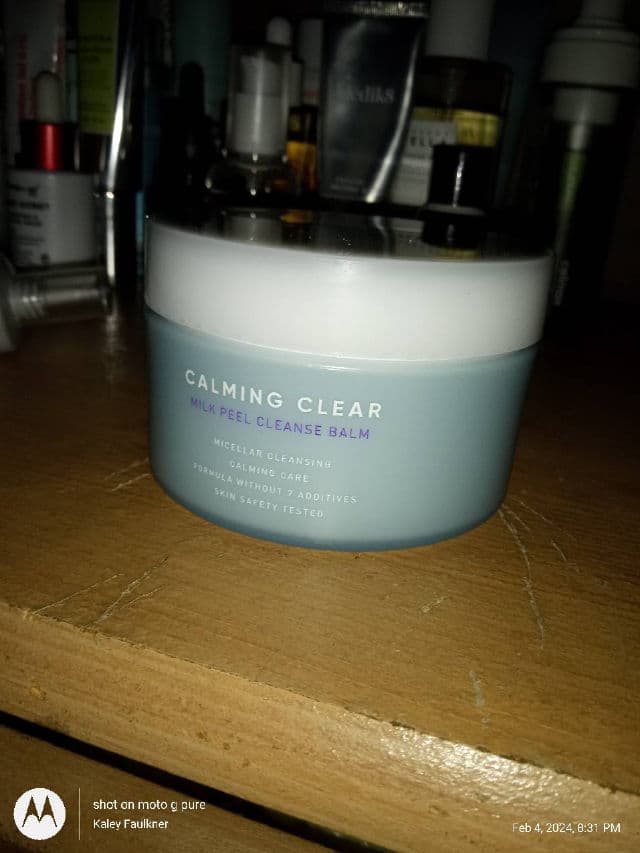 LEADERS Calming Clear Milk Peel Cleansing Balm review photo by kaleyfaulkner