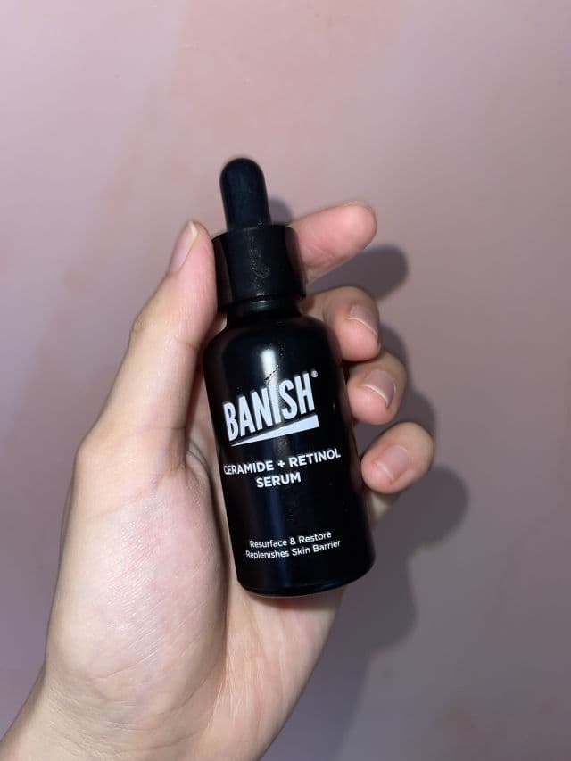 Banish Retinol + Ceramide Serum review photo by trishauydy