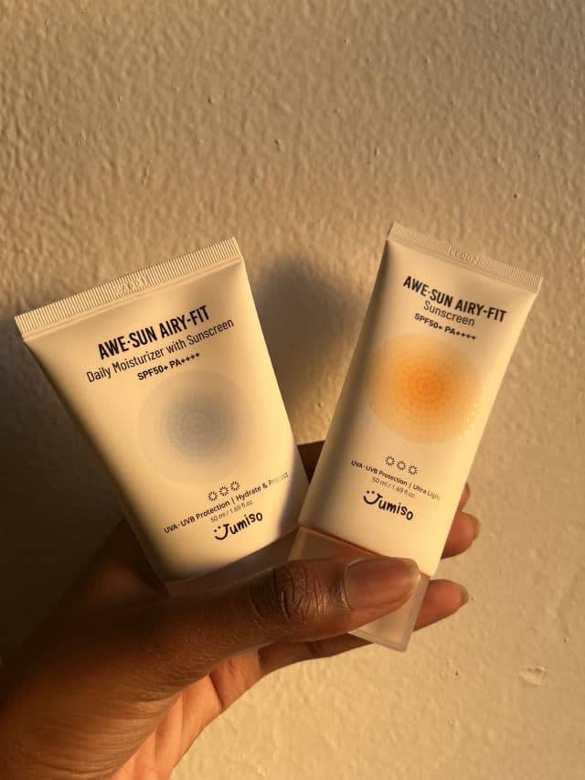 Jumiso Awe-Sun Airyfit Sunscreen SPF50+ PA ++++  review photo by beachyglows