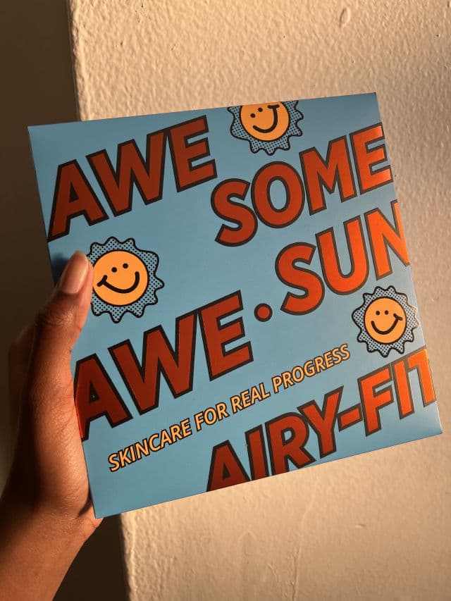 Jumiso Awe-Sun Airyfit Sunscreen SPF50+ PA ++++  review photo by beachyglows