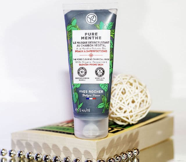 YVES ROCHER Pure Menthe Pore Clearing Charcoal Mask review photo by DashaKeligova