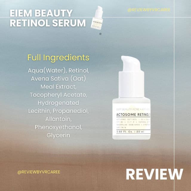 Eiem Beauty Baby Face Acne Free Serum, Retinol 1.5% Actosome review photo by llaviraa