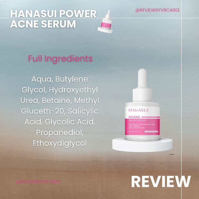 Hanasui Cosmetics Power Acne Serum review photo by llaviraa