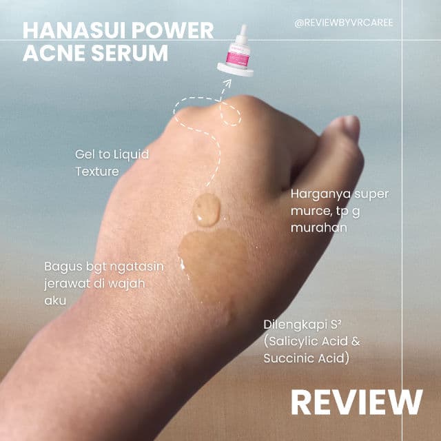 Hanasui Cosmetics Power Acne Serum review photo by llaviraa