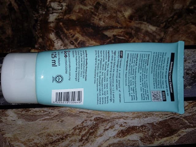 Cosmoderm Niacinamide Salicylic Acid Soothing Cream Cleanser  review photo by ahskinsofr