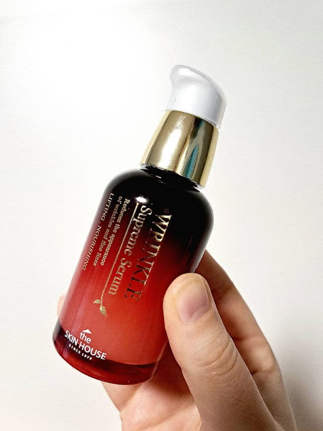 The Skin House Wrinkle Supreme Serum review photo by Annafaitsonblog