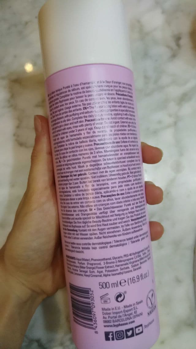 Byphasse Tónico Pureté Agua De Hamamelis Y Flor De Naranjo Piel Grasa review photo by pharcareutips