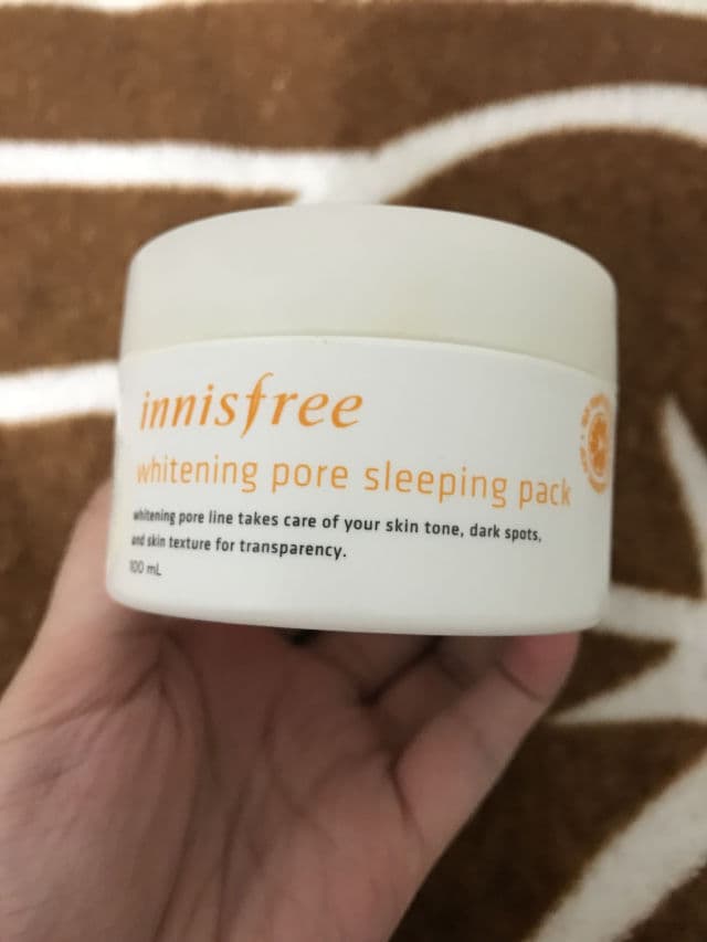 INNISFREE Whitening Pore Sleeping Pack review photo by adindamutiara