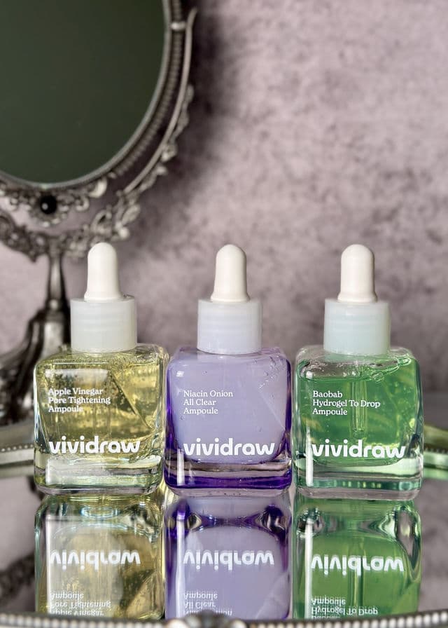 vividraw Niacin Onion All Clear Ampoule review photo by BlandButHonestReviews