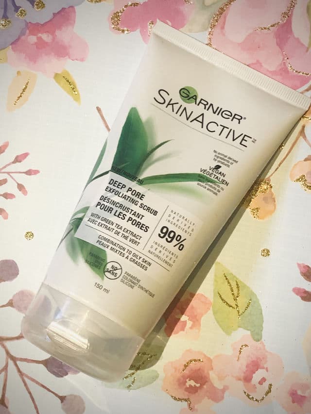 Garnier SkinActive Exfoliating Face Scrub with Green Tea review photo by suelifestyle