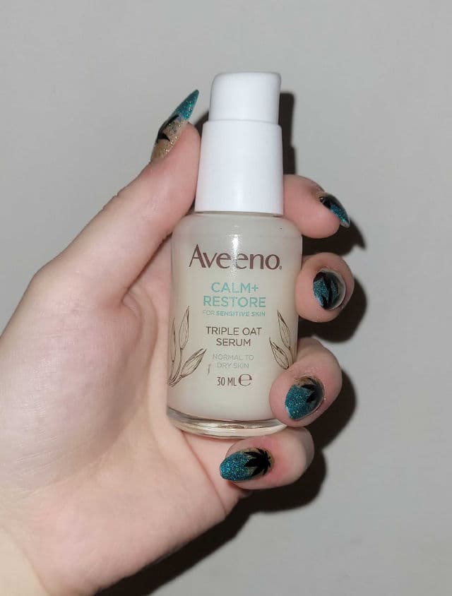 Aveeno Calm + Restore Triple Oat Face Serum review photo by XMissMuffinX