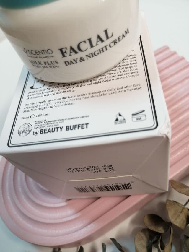 Scentio Milk Plus Bright & White Facial Day & Night Cream review photo by Shermyn