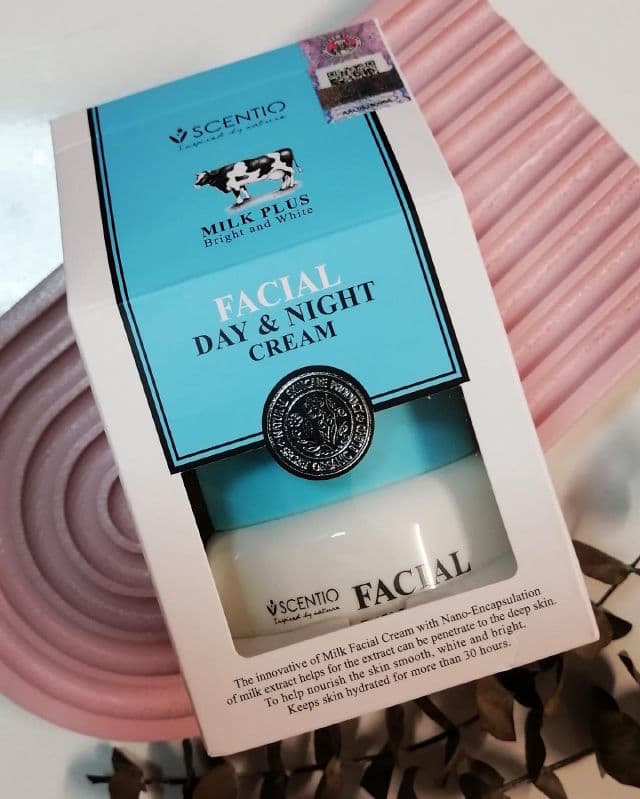 Scentio Milk Plus Bright & White Facial Day & Night Cream review photo by Shermyn