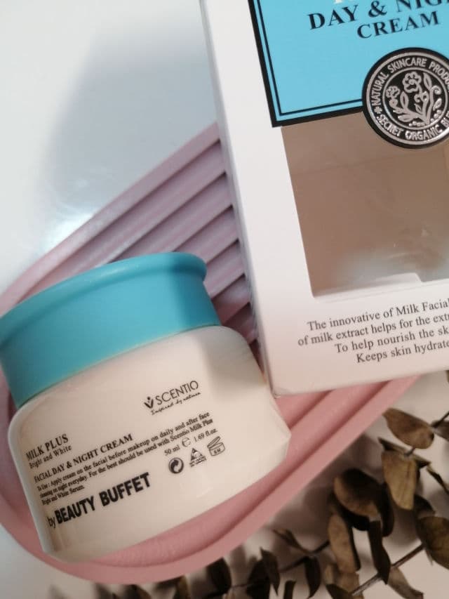 Scentio Milk Plus Bright & White Facial Day & Night Cream review photo by Shermyn