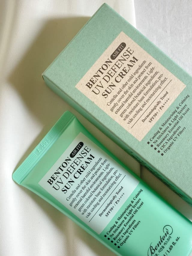 BENTON Air Fit UV Defense Sun Cream SPF 50+ PA++++ review photo by Pickyshre