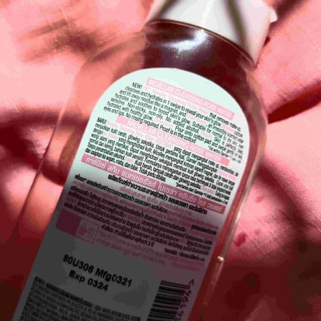 Garnier Skin Naturals Micellar Cleansing Rose Water review photo by Dukaaparama
