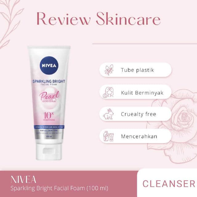 Nivea Sparkling Bright Facial Foam review photo by Dukaaparama