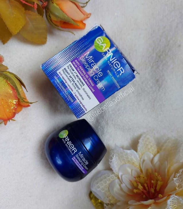 Garnier Nutritioniste Ultra-Lift Miracle Sleeping Cream Anti-Age + Anti-Fatigue Night Cream review photo by Itsbellaaofficial