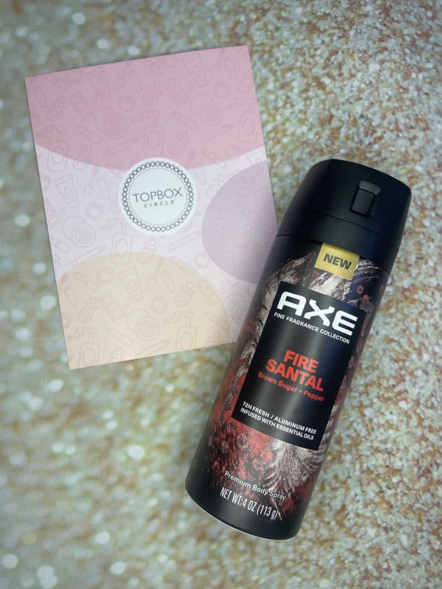 AXE Fire Santal Premium Deodorant Body Spray review photo by BeautyByJennMarie