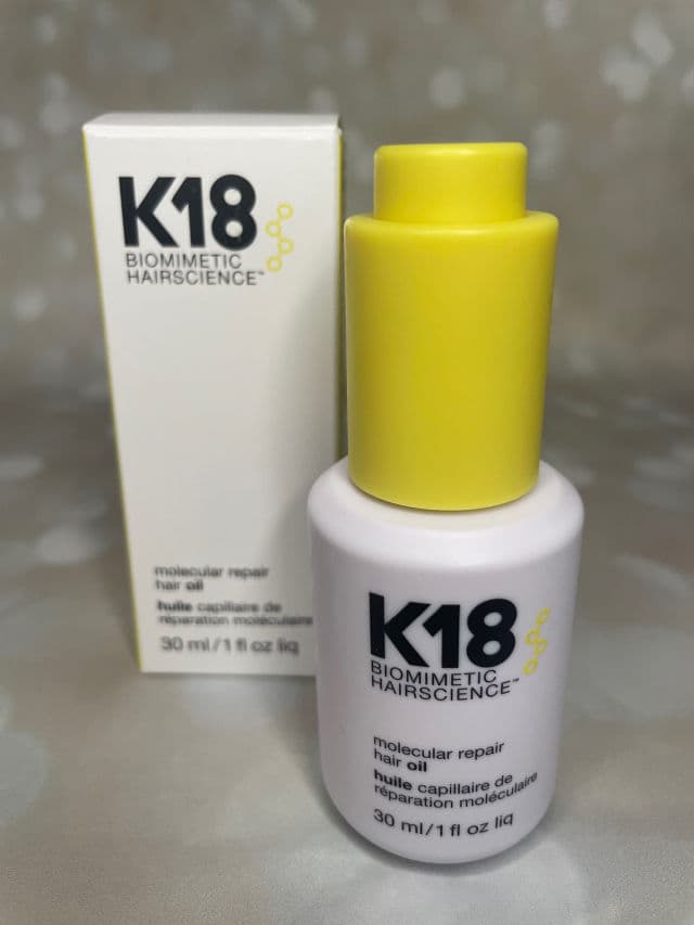 K18 Biomimetic Hairscience Molecular Repair Hair Oil review photo by BeautyByJennMarie