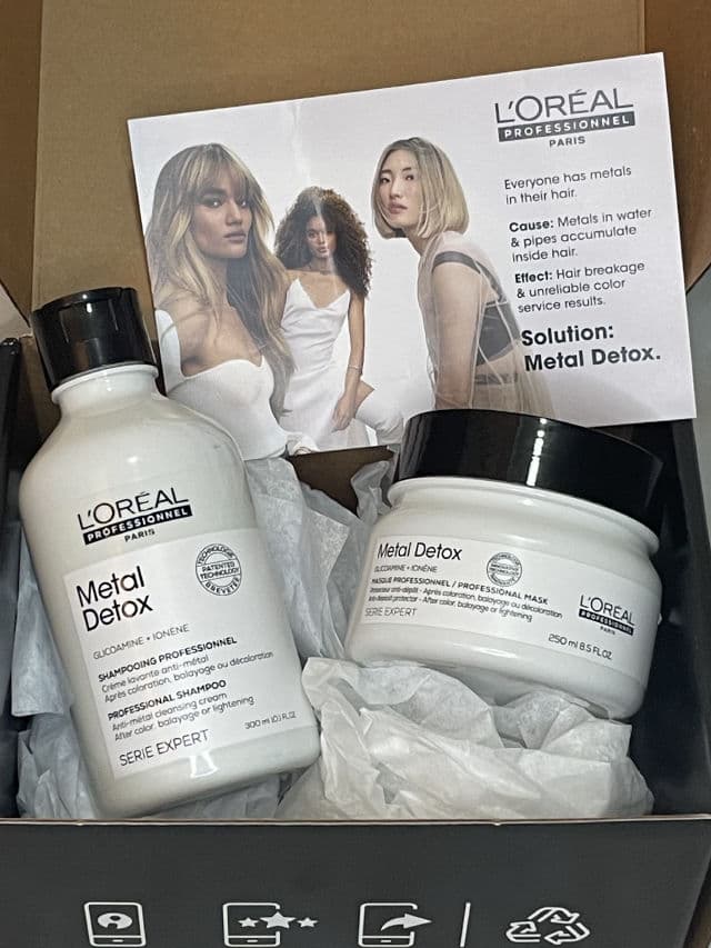 L'Oreal Professionnel Serie Expert Metal Detox Professional Mask review photo by BeautyByJennMarie