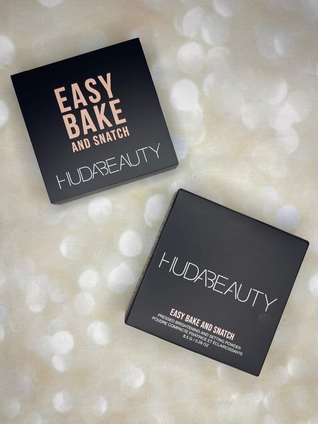 Huda Beauty Easy Bake and Snatch Pressed Setting Powder review photo by BeautyByJennMarie