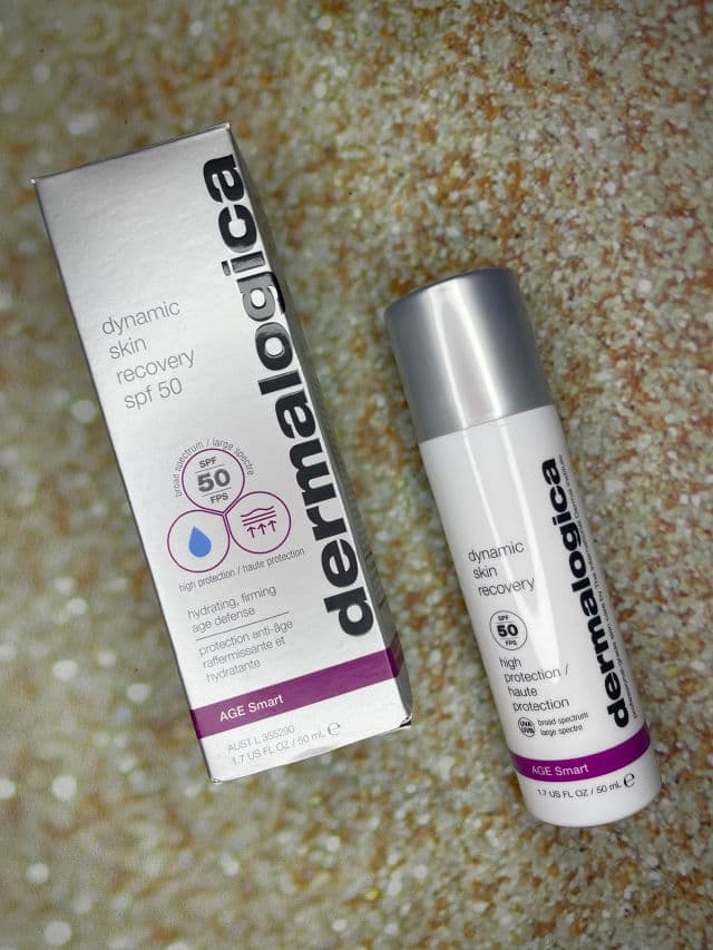 Dermalogica Dynamic Skin Recovery SPF50 review photo by BeautyByJennMarie