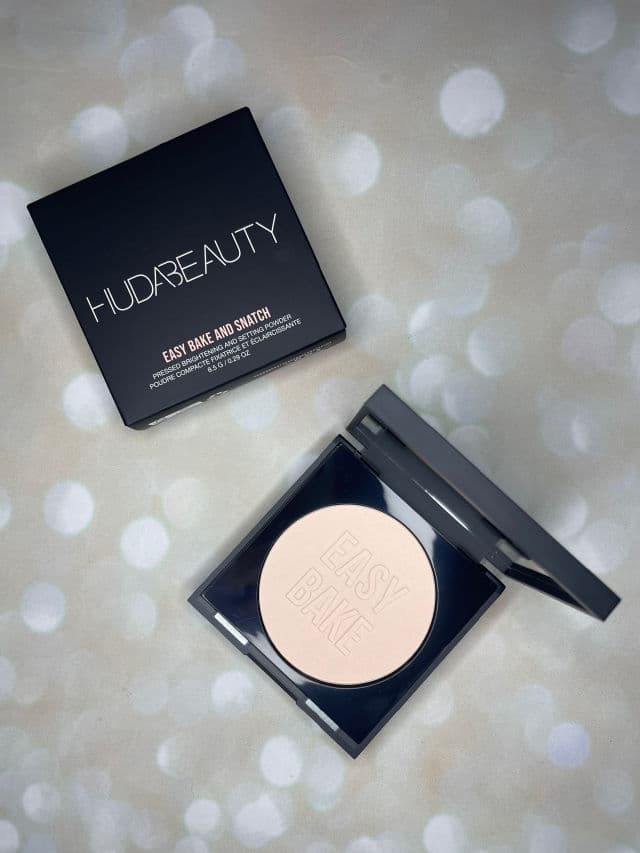 Huda Beauty Easy Bake and Snatch Pressed Setting Powder review photo by BeautyByJennMarie