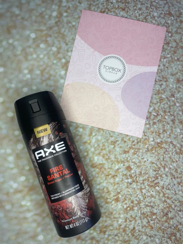 AXE Fire Santal Premium Deodorant Body Spray review photo by BeautyByJennMarie