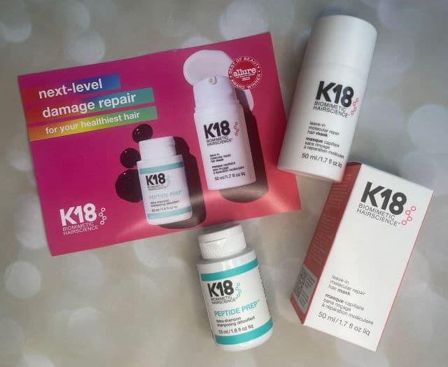 K18 Biomimetic Hairscience Leave-In Molecular Repair Mask review photo by BeautyByJennMarie