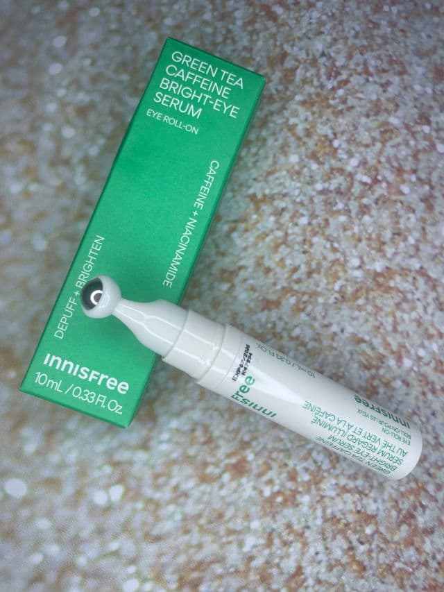 INNISFREE Green Tea Caffeine Bright-Eye Serum review photo by BeautyByJennMarie