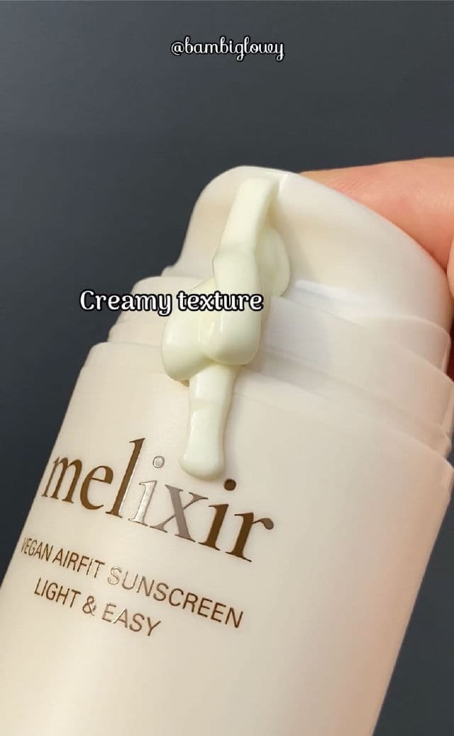 Melixir Vegan Airfit Sunscreen SPF50+ PA++++ review photo by bambiglowy