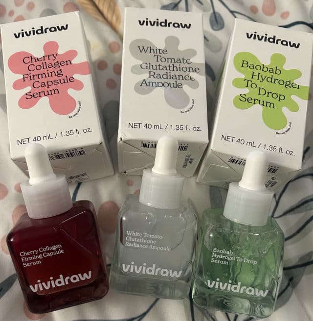 vividraw White Tomato Glutathione Radiance Ampoule review photo by Nickelo1980