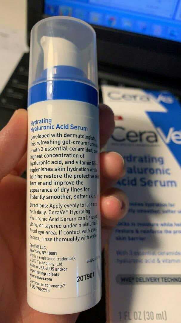 CeraVe Hydrating Hyaluronic Acid Face Serum review photo by Oktaviyanti