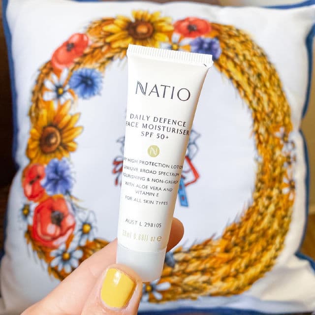 Natio Daily Defence Face Moisturiser SPF 50+ review photo by kosmetickydenicek