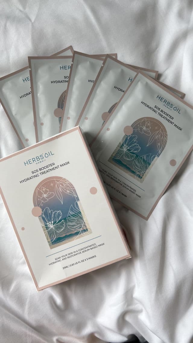 Herbs'Oil Hawaii SOS Booster Hydrating Treatment Mask review photo by Skincarewithtofu