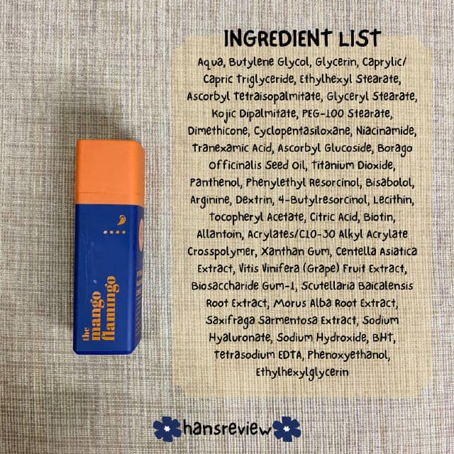 The Mango Flamingo Intense Radiance Creme review photo by gojeshani