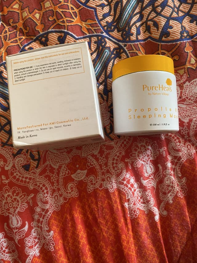 Pureheals Propolis 80 Sleeping Mask review photo by aprilskintour