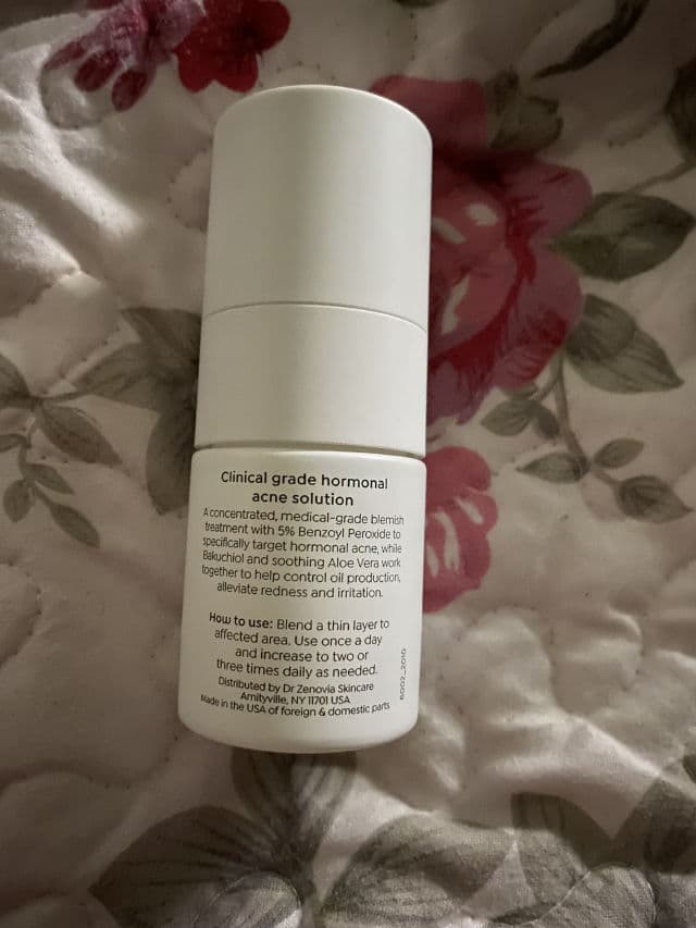 Dr. Zenovia 5% Benzoyl Peroxide Acne Spot Treatment review photo by aprilskintour