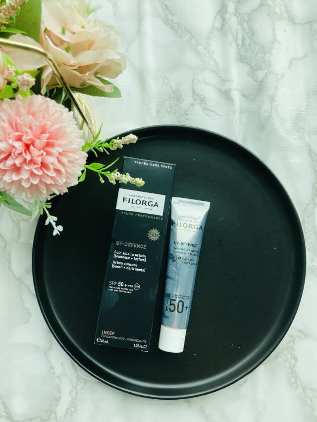 Filorga UV-Defense SPF50+ review photo by karolinatriesbeauty