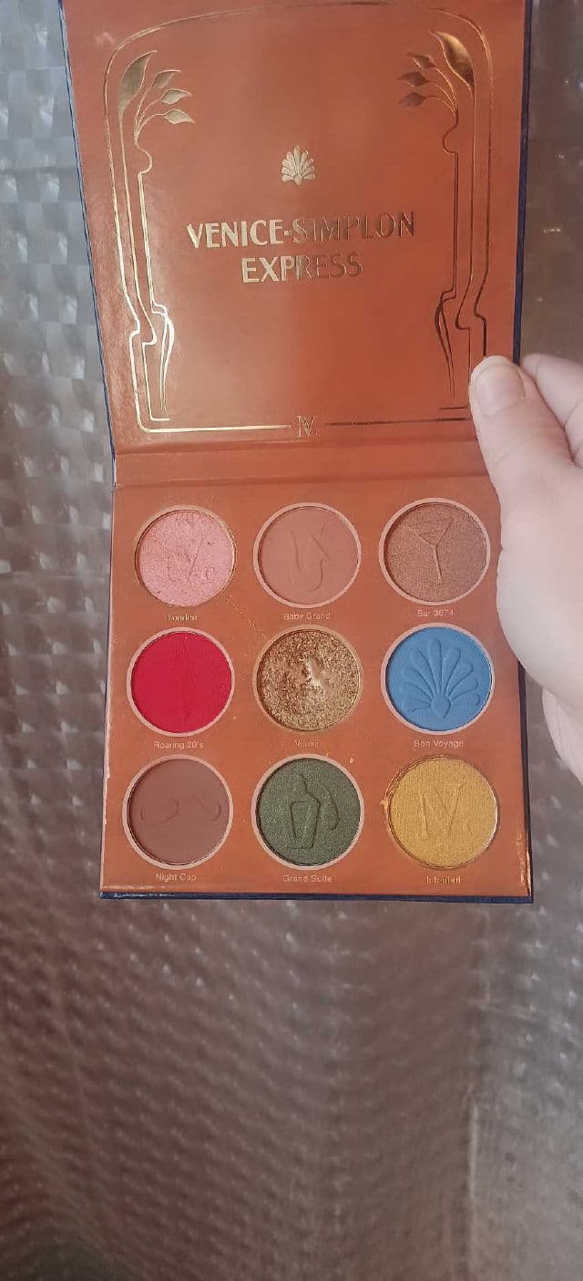 NOMAD Cosmetics Venice-Simplon Express Palette review photo by Tigerlilygirl77