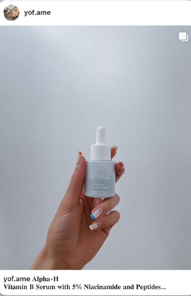 Alpha-H Vitamin B Serum with Niacinamide review photo by yofame