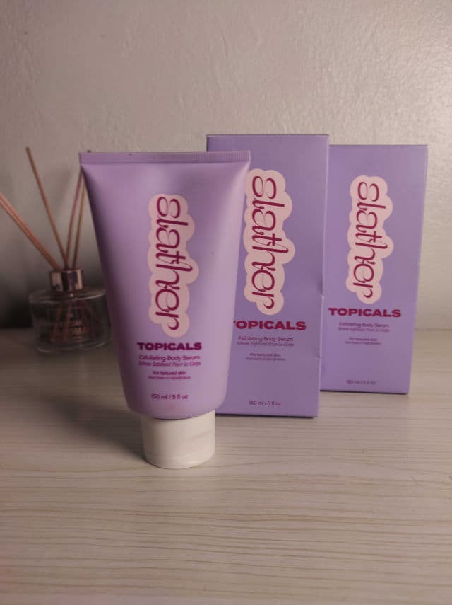 Topicals Slather Exfoliating Body Serum review photo by hestyllish