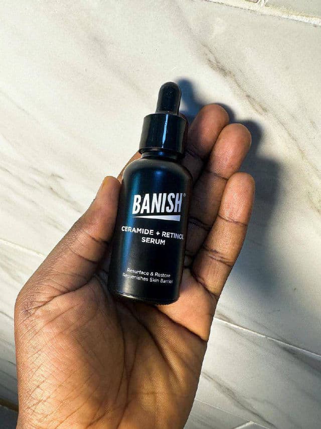 Banish Retinol + Ceramide Serum review photo by thehempresshesed