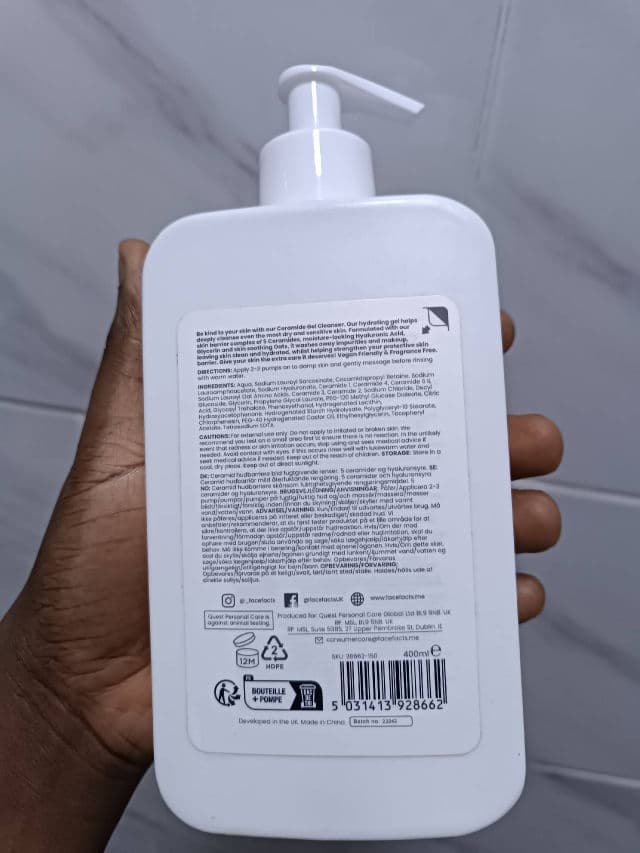 Face Facts Ceramide Hydrating Gentle Cleanser review photo by thehempresshesed