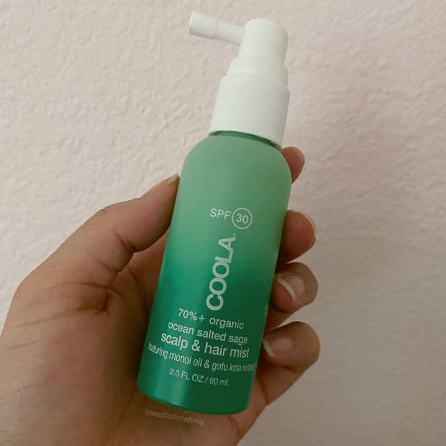 Coola Scalp & Hair Mist Organic Sunscreen SPF 30 review photo by nicococoocoo
