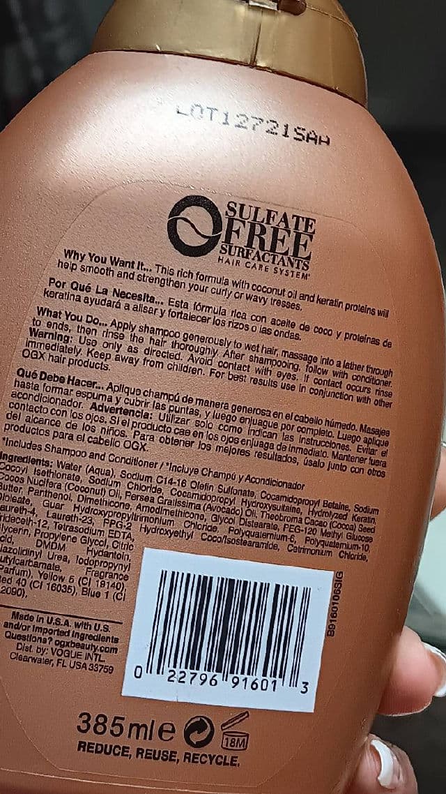 OGX Ever Straightening + Brazilian Keratin Therapy Shampoo review photo by lamamaishere