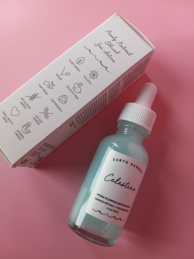 Earth Harbor Naturals Celestine Hydra-Plumping Peptide Serum review photo by lamamaishere