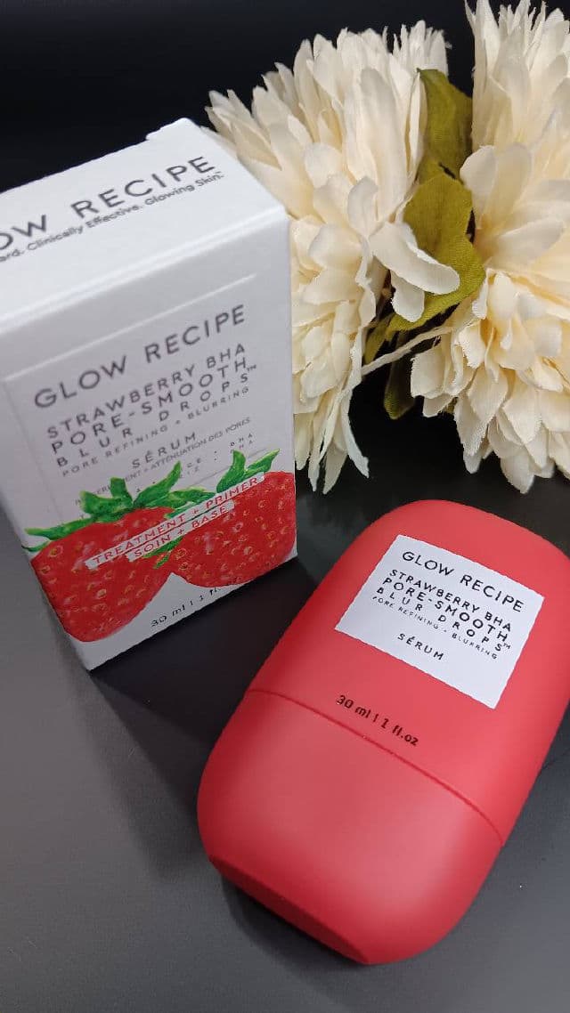 Glow Recipe Strawberry BHA Pore-Smooth Blur Drops review photo by lamamaishere