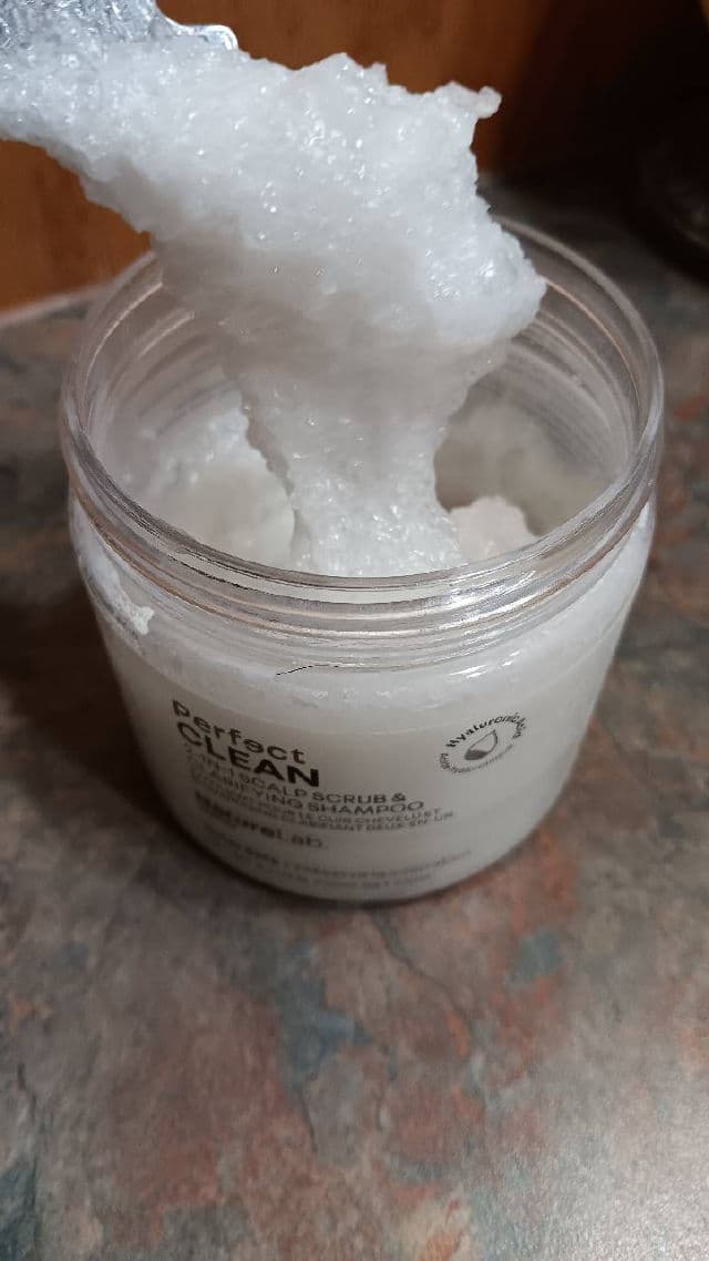 NatureLab. Tokyo Perfect Shine Clarifying Scalp Scrub review photo by lamamaishere